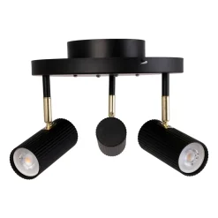Ceiling Lights^Globen Lighting Hubble 3 ceiling lamp, Black