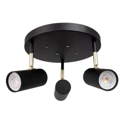 Ceiling Lights^Globen Lighting Hubble 3 ceiling lamp, Black