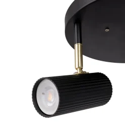 Ceiling Lights^Globen Lighting Hubble 3 ceiling lamp, Black