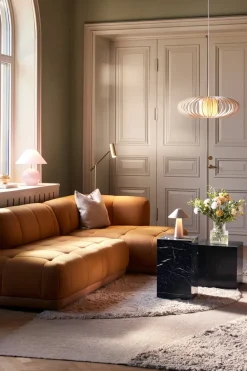 Floor Lamps^Globen Lighting Hubble Read floor lamp, Brushed brass Gold-coloured