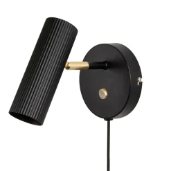 Reading Lamps|Bedside Lamps^Globen Lighting Hubble wall lamp, Black