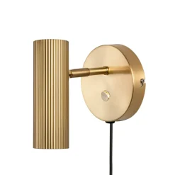 Discount Globen Lighting Hubble wall lamp, brushed brass Gold-coloured