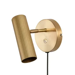 Discount Globen Lighting Hubble wall lamp, brushed brass Gold-coloured