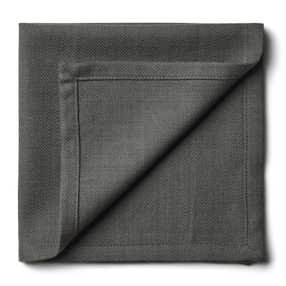 Linen & Cotton Napkins^Humdakin fabric napkin 40x40 cm 2-pack, seaweed Green