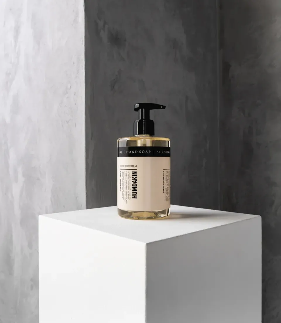 Humdakin hand soap 300 ml, Elderberry & birch TransparentBlack