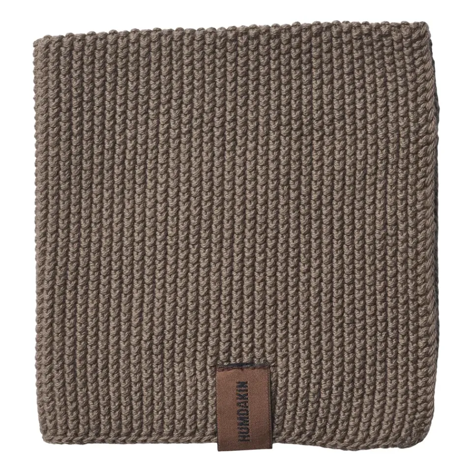 Dishcloths & Brushes^Humdakin Knitted dishcloth 28x28 cm, Waldorf Brown