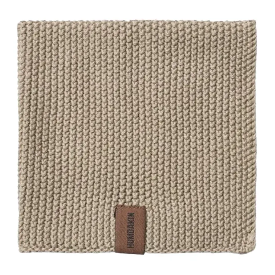 Sale Humdakin Knitted dishcloth 28x28 cm, Oak Green