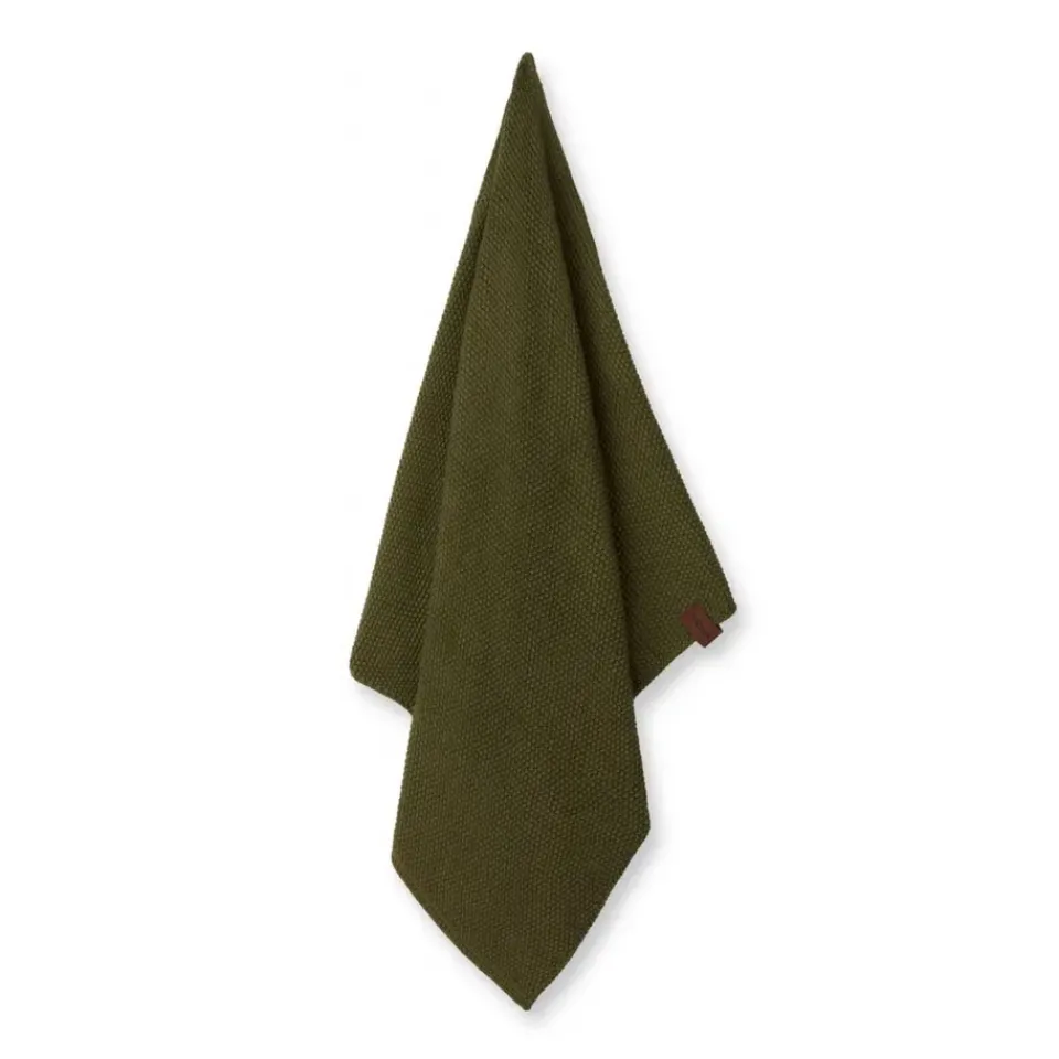 Kitchen Tea Towels^Humdakin Knitted kitchen towel 45x70 cm, Fern Green
