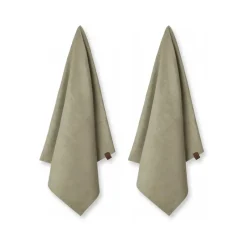 Kitchen Tea Towels^Humdakin Organic kitchen towel 45x70 cm 2-pack, Oak Green