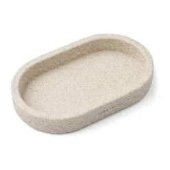 Christmas Decorations|Decorative Accessories^Humdakin Sandstone oval tray 15x25 cm, Natural Beige