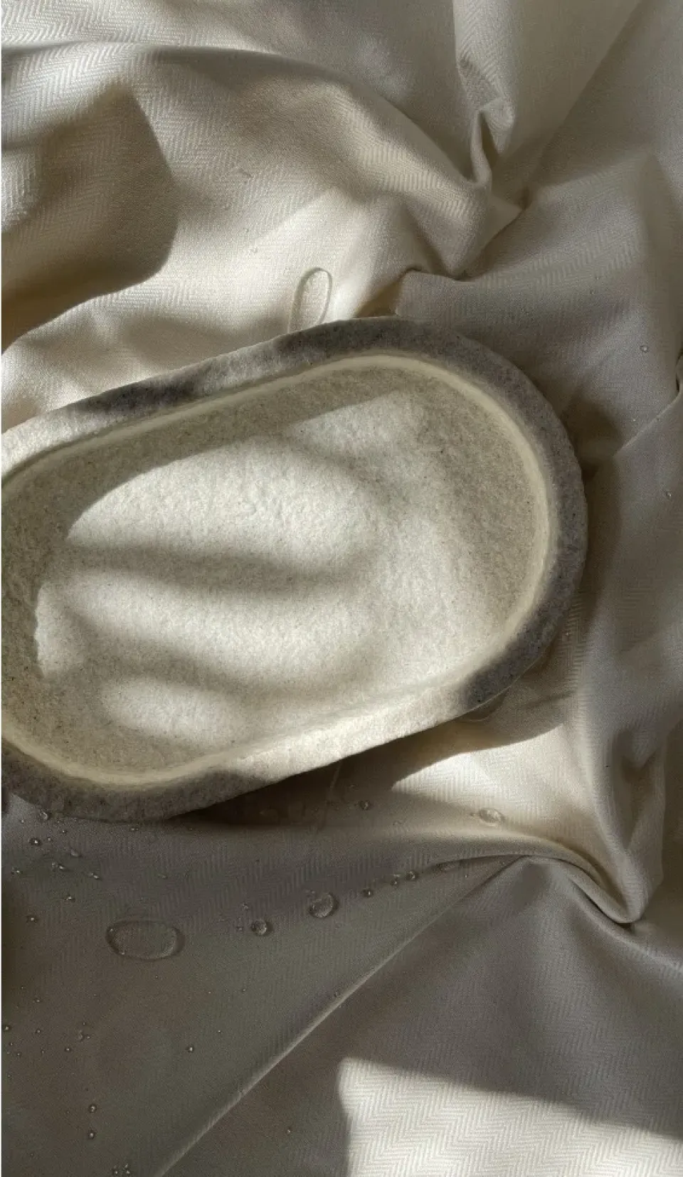 Christmas Decorations|Decorative Accessories^Humdakin Sandstone oval tray 15x25 cm, Natural Beige