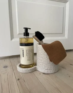 Outlet Humdakin Sandstone sink organiser, Natural Beige