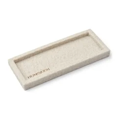 Christmas Decorations^Humdakin Sandstone tray 10x25 cm, Natural Beige