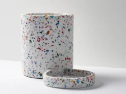 Other Washing & Cleaning Accessories^Humdakin Terrazzo sink organiser, Rainbow WhiteMulti