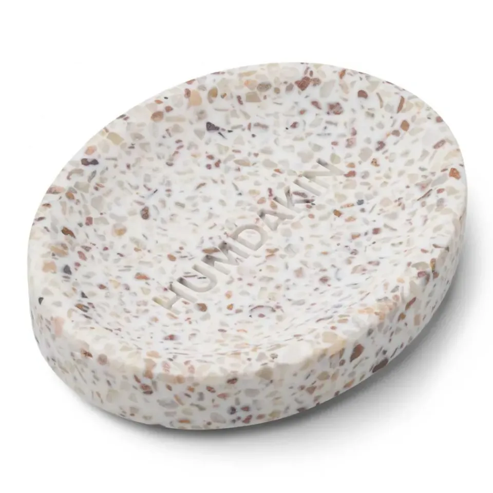 Soap Dispensers & Dishes^Humdakin Terrazzo soap dish10x13 cm, White-brown WhiteBrown