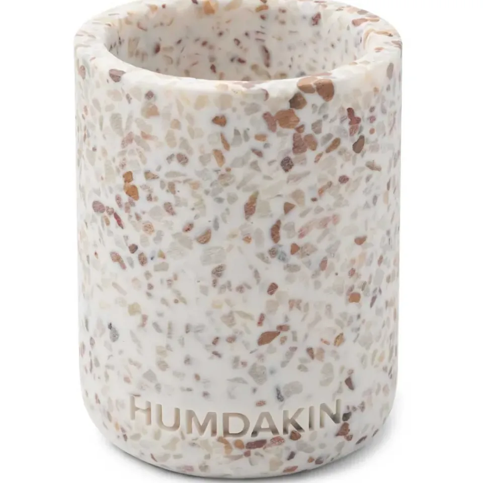 Discount Humdakin Terrazzo tooth brush mug 10 cm, White-brown WhiteBrown