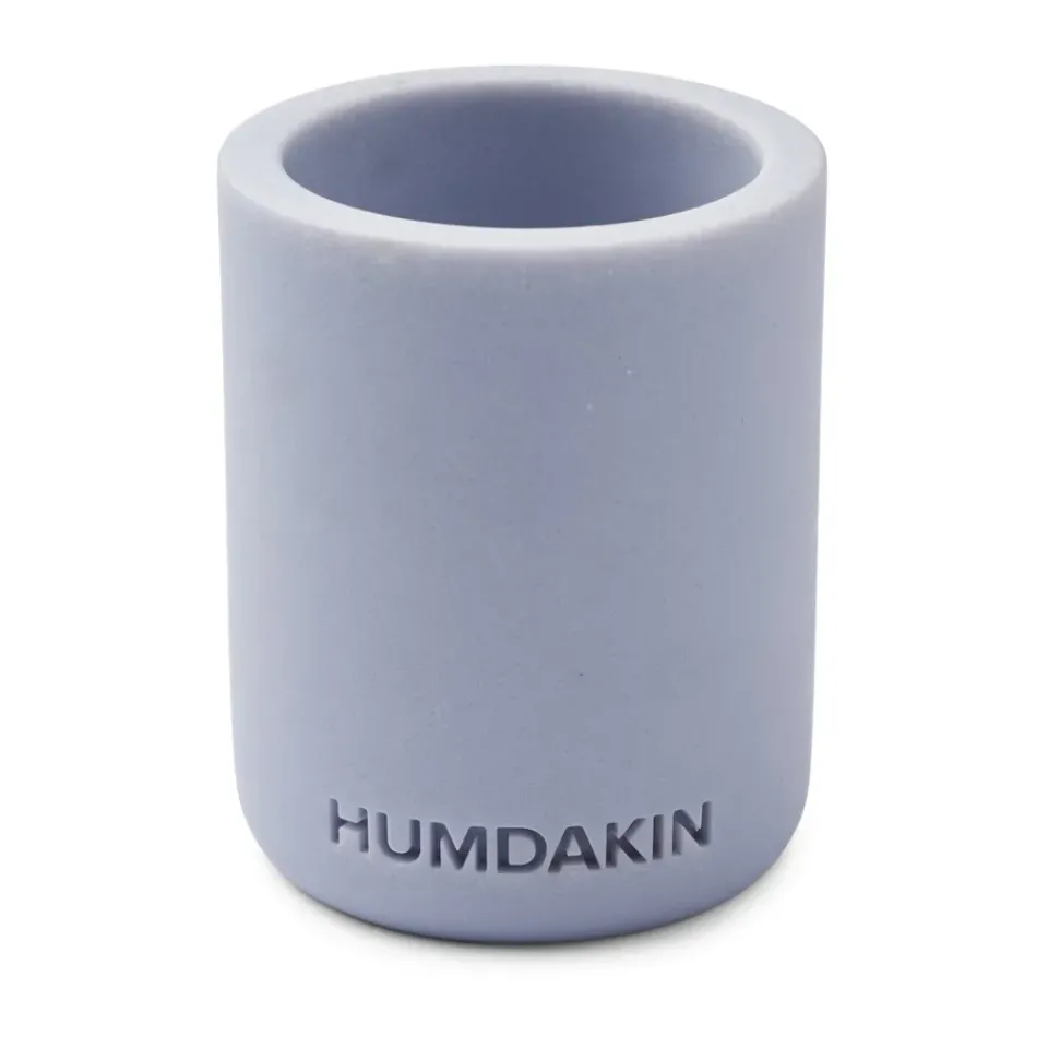 Humdakin toothbrush mug light sandstone, glass Blue