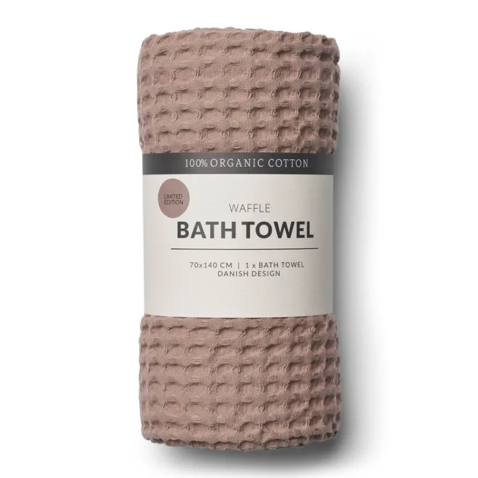 Towels^Humdakin Waffle bath towel 70x135 cm, Latte Beige