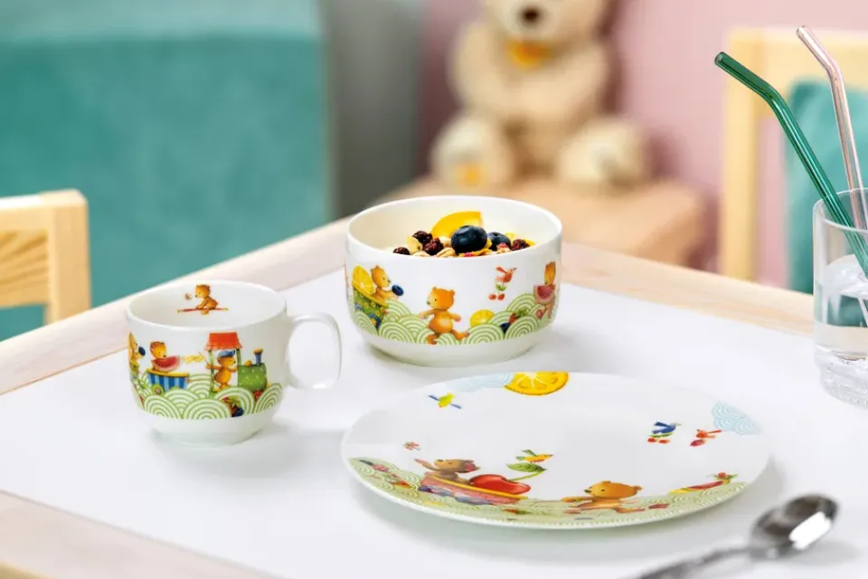 Table Settings & Starter Sets|Children's Tableware^Villeroy & Boch Hungry as a Bear children's dinnerware, 3 pieces Multi