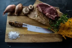 Chef Knives^Brusletto Hunter Premium Chef AP chef's knife, 31,5 cm Beige