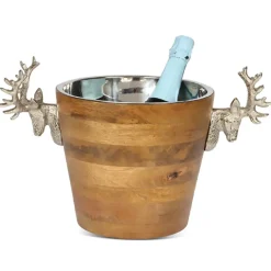 Wine & Champagne Coolers^Culinary Concepts Huntsman wine cooler mango tree, 20 cm Brown