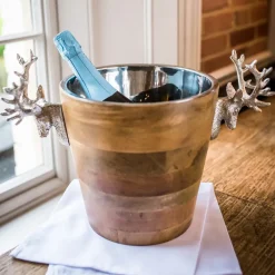 Wine & Champagne Coolers^Culinary Concepts Huntsman wine cooler mango tree, 20 cm Brown