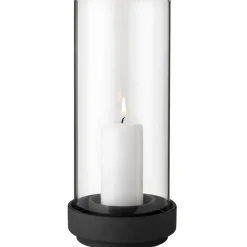Clearance Stelton Hurricane lantern black, Large Brown