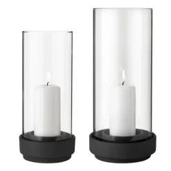 Clearance Stelton Hurricane lantern black, Large Brown