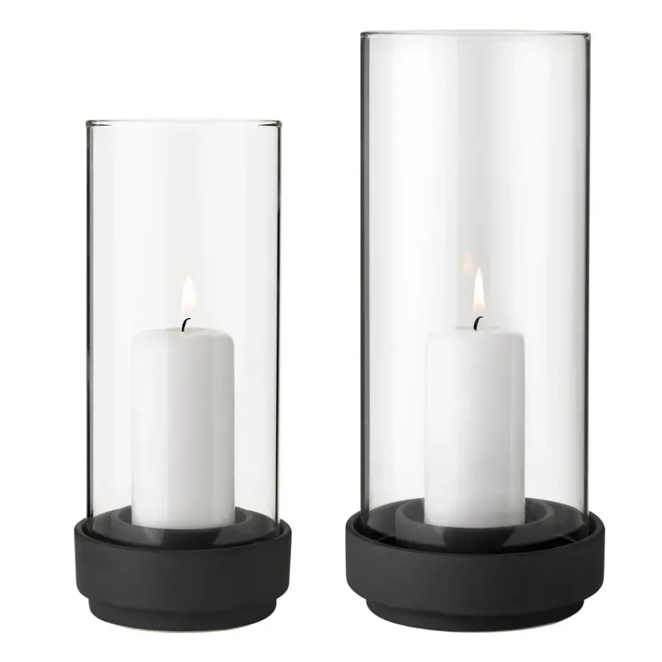 Clearance Stelton Hurricane lantern black, Large Brown