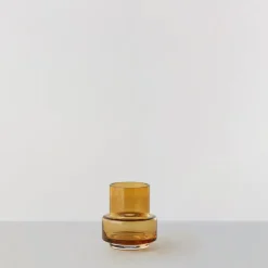 Tea Light Holders, Lanterns & Candle Dishes^Ro Collection Hurricane tea light no. 25, Amber Orange