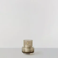 New Ro Collection Hurricane tea light no. 25, sepia Brown