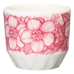 Arabia Huvila egg cup 2-pack, Pink-white PinkWhite