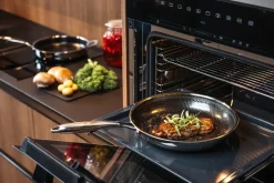 Frying Pans & Skillets^Hâws Santo hybrid coating frying pan 20 cm, Stainless steel Silver-coloured