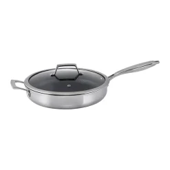 Hâws Santo hybrid coating saucepan with lid, Stainless steel Silver-coloured