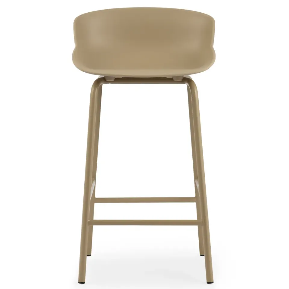 Bar Stools^Normann Copenhagen Hyg barstool metal legs 65 cm, Sand Beige