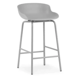 Bar Stools^Normann Copenhagen Hyg barstool metal legs 65 cm, Grey