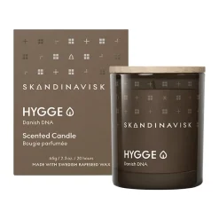 Hot Skandinavisk Hygge scented candle with lid, 65 g Brown