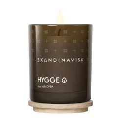 Hot Skandinavisk Hygge scented candle with lid, 65 g Brown