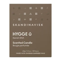 Hot Skandinavisk Hygge scented candle with lid, 65 g Brown