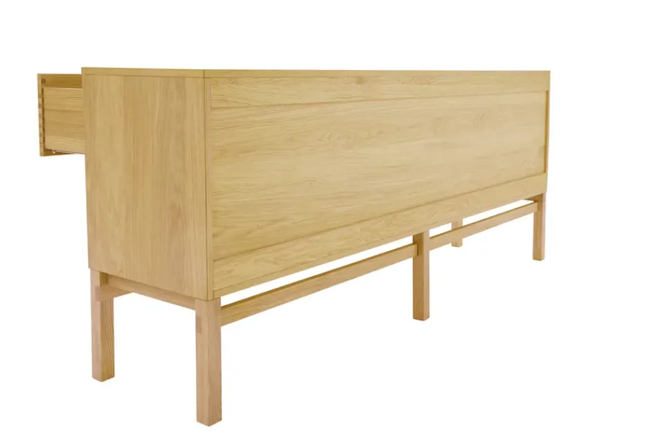 Clearance 1898 Hylte side table 6 drawers 172x73 cm, Oak Beige