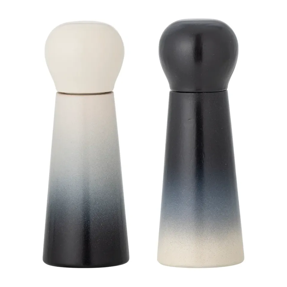 Salt & Pepper Grinders|Salt & Pepper Shakers^Bloomingville Hyman salt and pepper mill 2-piece, Blue