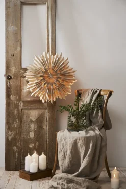 Hot Star Trading Ice advent star Ø50 cm, Beige