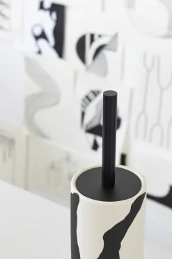 Online Mette Ditmer Icon toilet brush, Off-white WhiteBlack