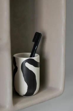 Discount Mette Ditmer Icon toothbrush holder, Off-white WhiteBlack