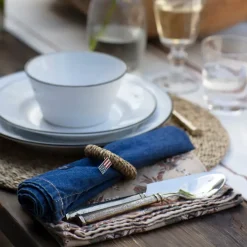 Best Lexington Icons Denim napkin 50x50 cm, denim Blue
