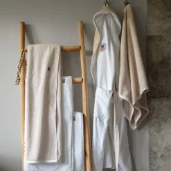Bath Sheets^Lexington Icons Original Striped bath towel 100x150 cm, white-tan Beige
