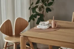 Children's Mugs|Coffee Cups^Scandi Living Idun mug with silicone straw 120 ml, Hazel Brown