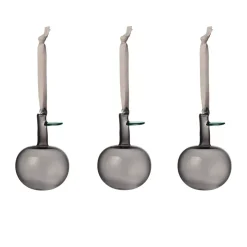 Discount Iittala glass apple Ø6 cm 3-pack, Gray Grey