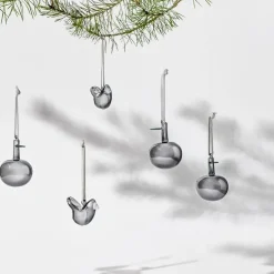 Discount Iittala glass apple Ø6 cm 3-pack, Gray Grey