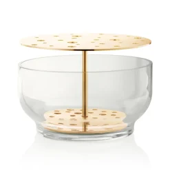 Vases^Fritz Hansen Ikebana vase, Large Gold-coloured
